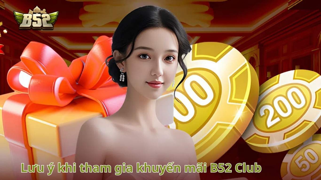 Những lưu ý gì khi tham gia khuyến mãi B52 Club